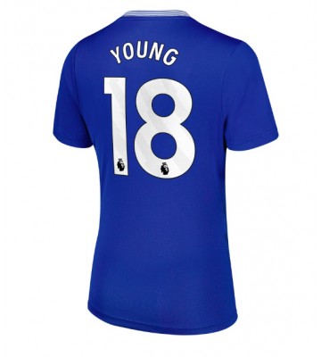 Everton Ashley Young #18 Hemmatröja Kvinnor 2024-25 Kortärmad